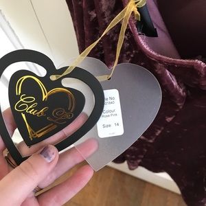 Club L Crushed Velvet Dress